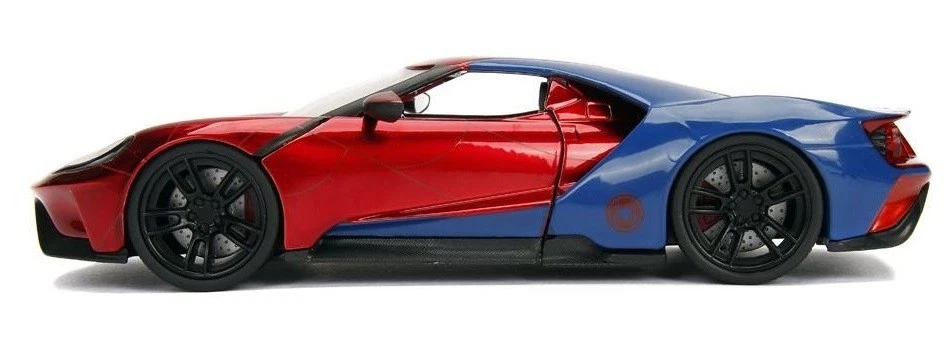 JADA TOYS - FORD GT 2017 Marvel Spider-Man con figura incluida - 1/24 - JAD99725 - Imagen 3 de 4