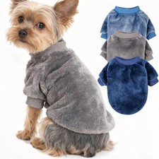 Algudbilt Dog Sweater 3-Pack Clothes Jackets XXS - X-Small, Grey,Blue,Navy