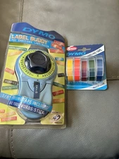 Dymo Label Buddy Embossing Labelmaker NO Batteries Required Tape Refills