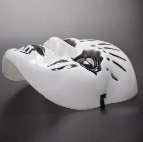 Máscara Máscara Halloween Disfraz Juegos con disfraces Hacker Máscara Accesorios Máscaras Terror Rave Fiesta Foto 3 de 4