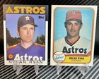 Nolan Ryan 2 Card Lot. 1986 Topps #100 & 1981 Fleer #57. Houston Astros ⚾️🔥