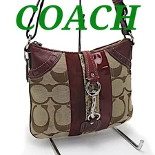 COACH 2WAY Shoulder Bag Shoulder Carry Crossbody Excellent Condition 18a