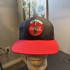 Vintage Coca Cola Snapback Hat Always Made In USA Soda Pop Baseball Cap 90’s