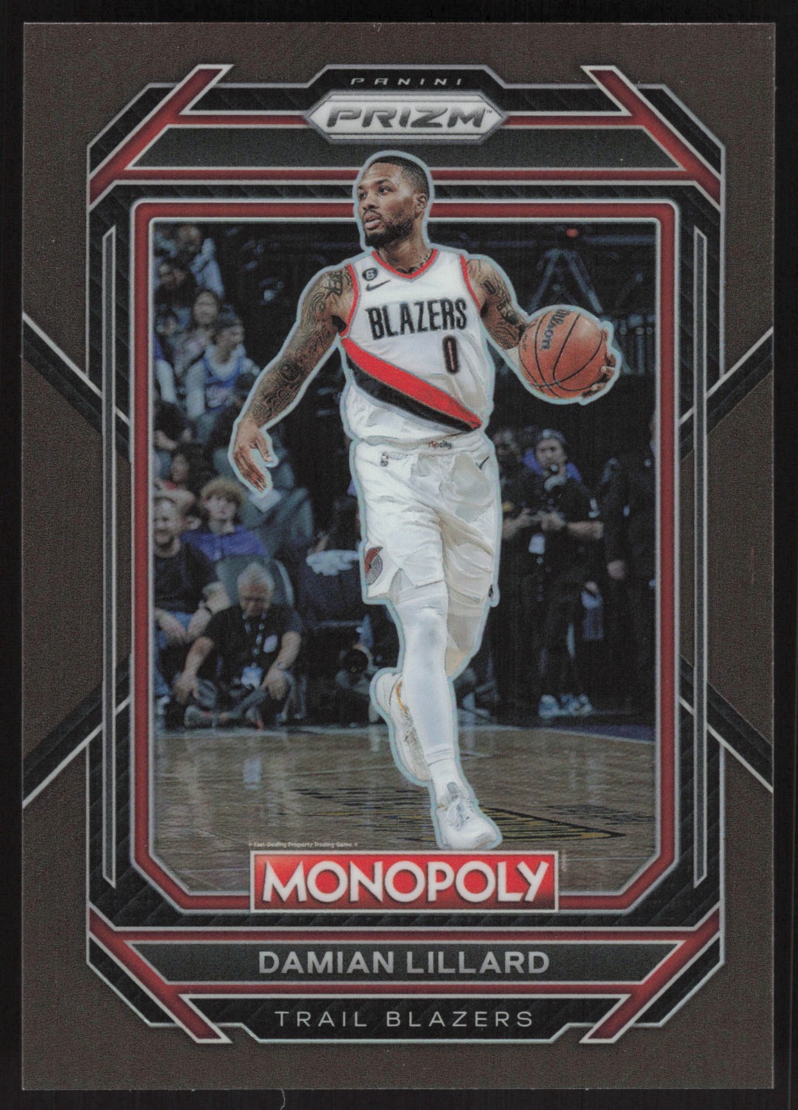 2022-23 Panini Prizm Monopoly #73 Damian Lillard Brown #/249