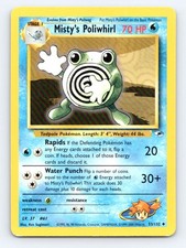 Misty's Poliwhirl 53/132 Uncommon Gym Heroes Pokemon Unlimited Heavily Played on eBay