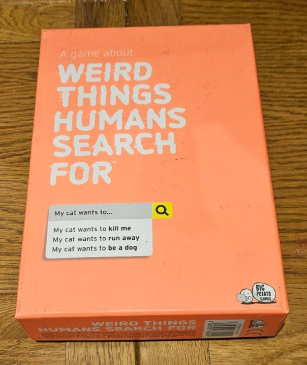 Weird Things Humans Search For Party Card Game.