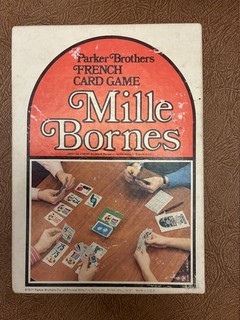 VTG Mille Bornes 1971 Parker Brothers French Auto Theme Card Game 100% Complete