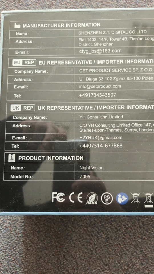 Night Vision 4k Nachtsichtgerät Neu OVP bis zu 600m - Bild 2 von 2