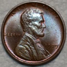 Brilliant Uncirculated 1909-P Lincoln Cent, Attractively Toned & Razor-Sharp.