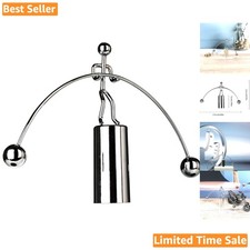 Kinetic Steel Balance Toy - Fun Science Art for Home Office Relaxation