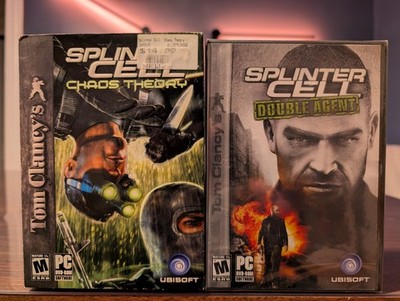 Sealed Splinter Cell Chaos Theory + Double Agent PC DVD Bundle Ubisoft