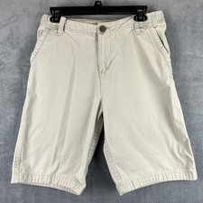 Red Camel Shorts Youth 20 Light Khaki Bermuda Pockets Flat Front Hiking 30x11