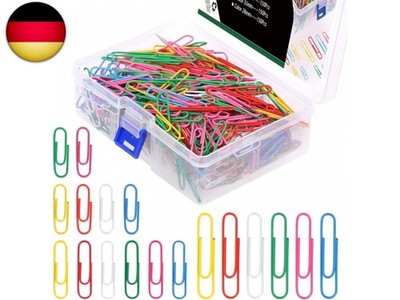 Keadic 450Pcs Kleine Mittelgroße Büroklammern Assorted Set mit K