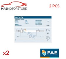 GLÜHKERZE GLÜHKERZEN FAE 74174 2PCS P FÜR AUDI A4,A6,A8,ALLROAD,C5,B6,4D8,B5