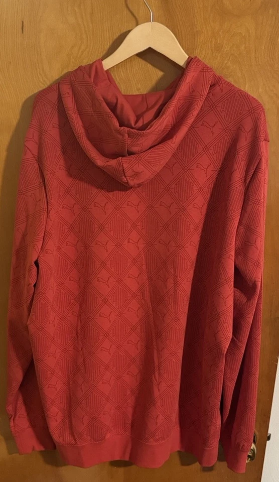 Moletom com capuz masculino Puma XXL laranja - Imagem 4 de 4