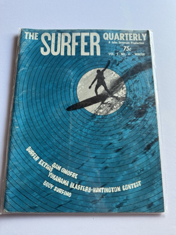 Vintage Surfer magazine Volume 2 Number 4-1961 RARE MUST SEE