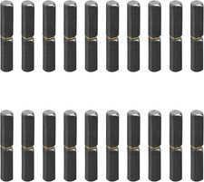20 Pack 2-1/2" X 3/8" Weld on Bullet Hinges, Weldable Barrel BBQ Hinge