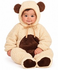 Plush Oatmeal Bear Cute Soft Warm Baby Costume Newborn