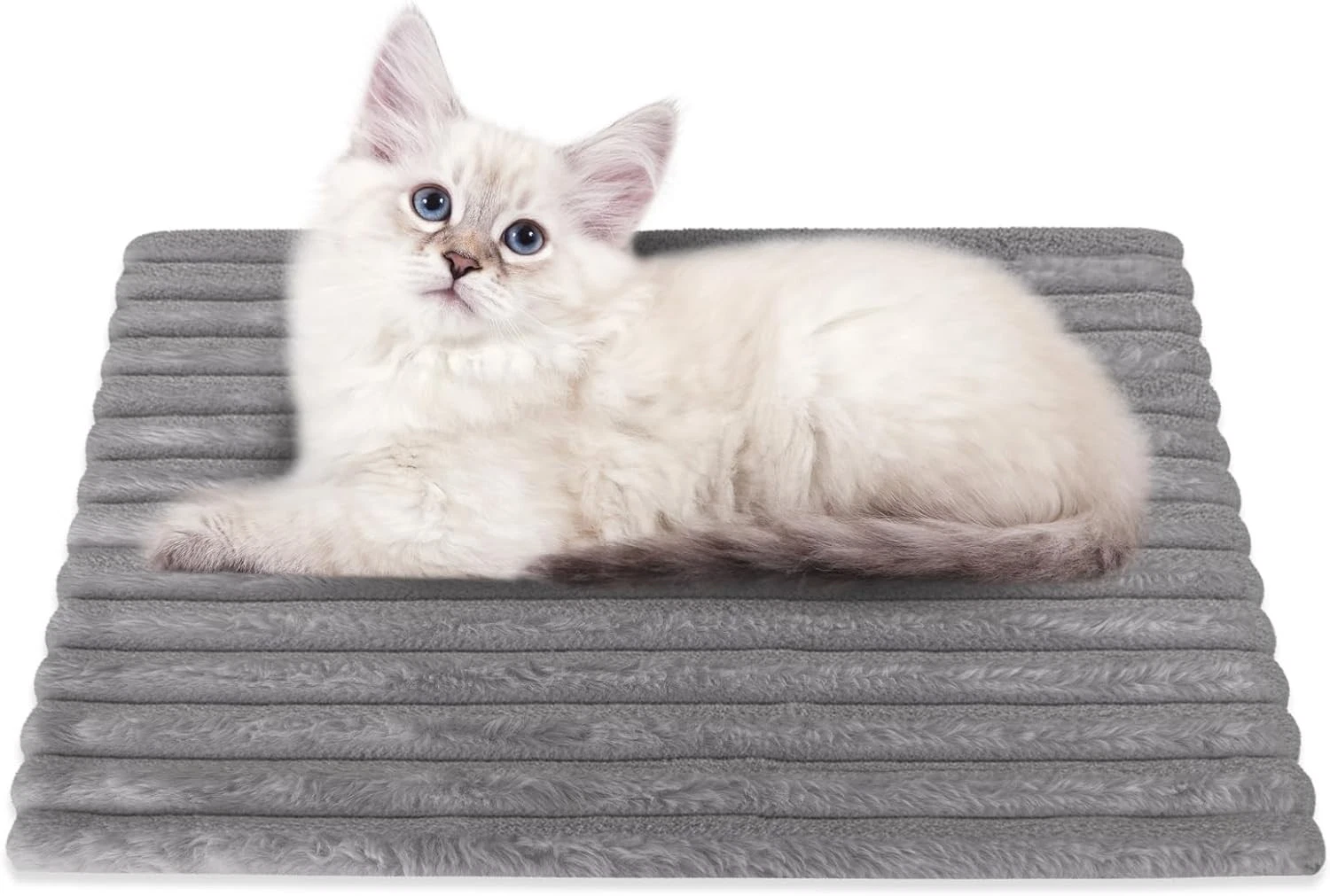 Self-Warming Pet Pad Blanket, Electric-Free Thermal Bed Mat, Anti-Slip for Cats