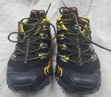 La Sportiva Men's Size 7-1/2 Ultra Raptor Black/Yellow Hiking Shoes, No Box