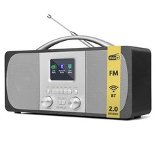 LEMEGA DR6 DAB/DAB+ Stereo Digital Radio - 2.0 DAB DR6, Anthracite