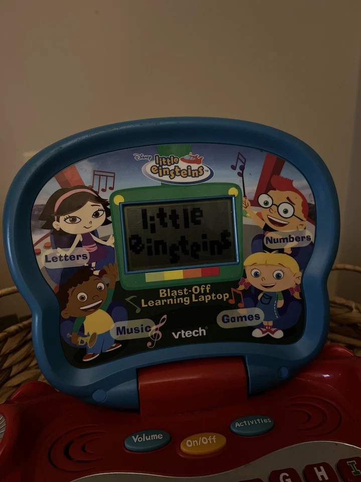 VTG Rare Vtech Disney Little Einsteins Blast-Off Learning Laptop - TESTED - Image 3 of 4