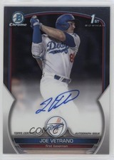 2023 Bowman Draft Chrome Prospect Auto Joe Vetrano #CDA-JV Auto 00ht