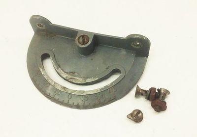 #ad Vtg Craftsman 103 scroll jig saw table Tilt protractor degree gauge w Pointer $11.99