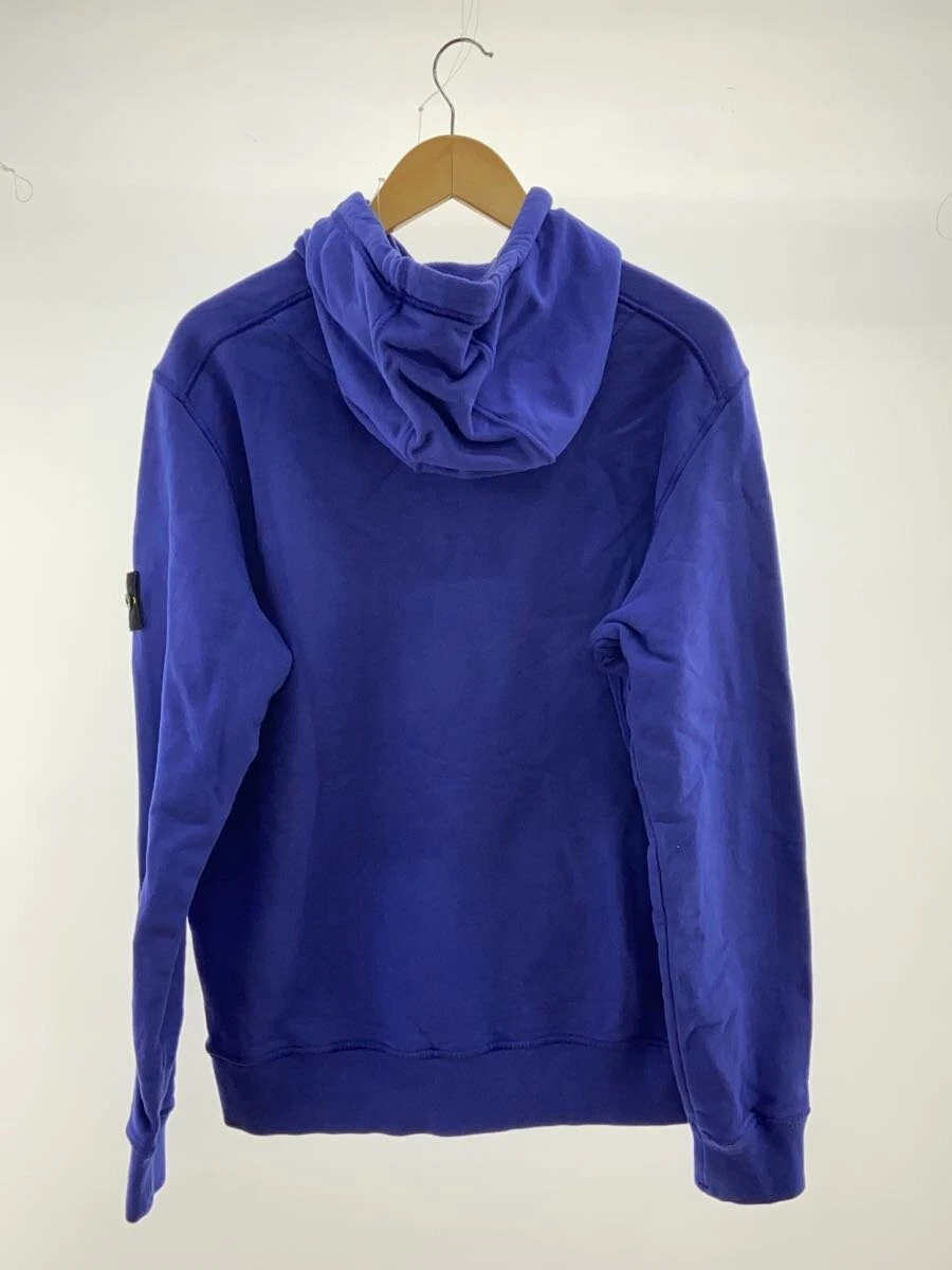 Felpa con cappuccio STONE ISLAND blu L usata