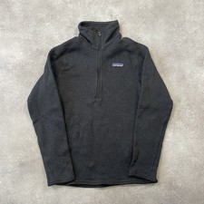 Patagonia Better Sweater Fleece Womens XS  Quarter Zip Outdoor Jumper, Black