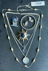 VINTAGE GOLD & SILVER TONE COSTUME JEWELRY LOT DESIGNER Kenneth Cole, LC & More
