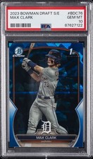 2023 BOWMAN DRAFT SAPPHIRE EDITION #BDC76 MAX CLARK PSA 10