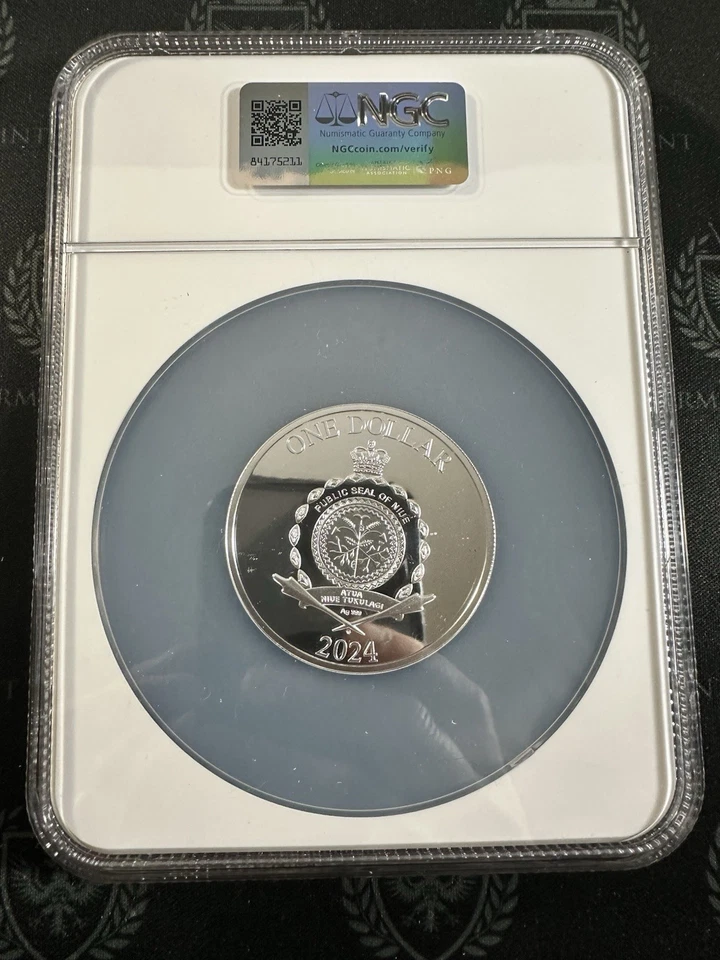 2024 Niue 1 oz Proof Silver Make a Deal with 3D insert NGC PF70 1st Release UC - Image 2 of 4