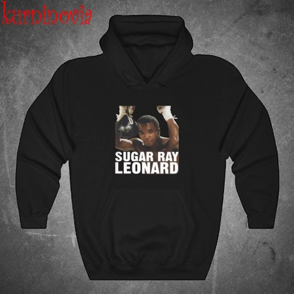 Sugar Ray Leonard Boxing Legend Black Size S to 3XL