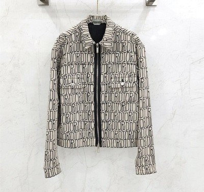 Dior x X Shawn Stussy Multi Logo Trucker Jacket 033D493AY985