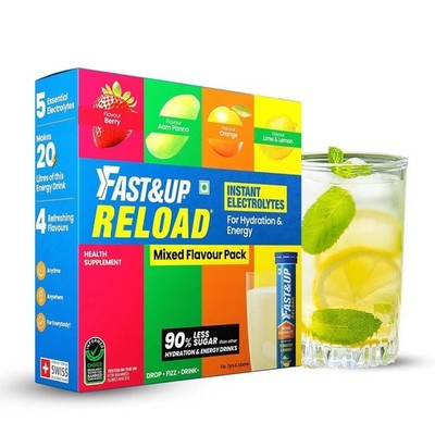 Fast&Up Reload (Beere, Aam Panna, Orange, Limette & Zitrone) Vitamintabletten