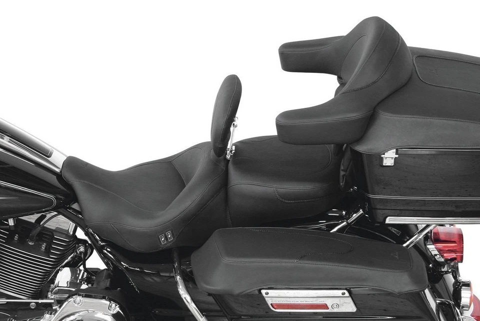For Harley-Davidson Road King 1994-2013 Mustang 77604 Plain Saddlebag Lid Covers Foto 2 de 2