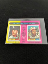 FRANK ROBINSON / ROGER MARIS 1961 MVP TOPPS MINI 1975 EXMT #199 BASEBALL CARD