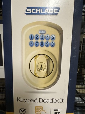 Schlage BE365VPLY505 Plymouth Keypad Deadbolt