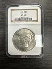 1923 NGC MS 64 Peace Silver Dollar United States of America $1 Coin -C19
