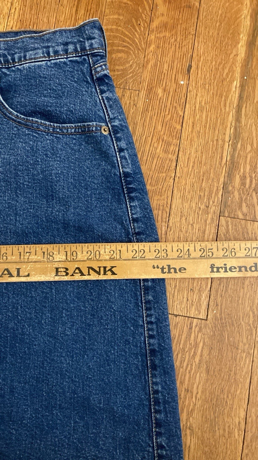 Universal Thread Denim Midi A-Line Button Front S… - image 7