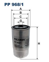 Filtron Pp 968/1 Kraftstoff Filter FüR ,Alfa Romeo,Askam,Bmc ,Ferrari Agri,Fiat,