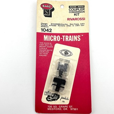 Kadee N Scale 1042 Coupler Conversion Kit for Rivarossi 0-8-0 Switcher to 2-8-0