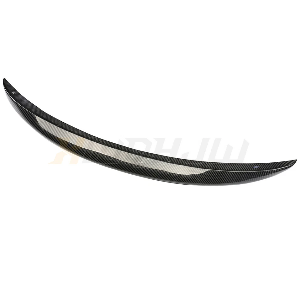 Real Carbon Fiber Rear Trunk Lip Spoiler Wing For BMW 3 Series E90 2005-2012 - image 3 of 4
