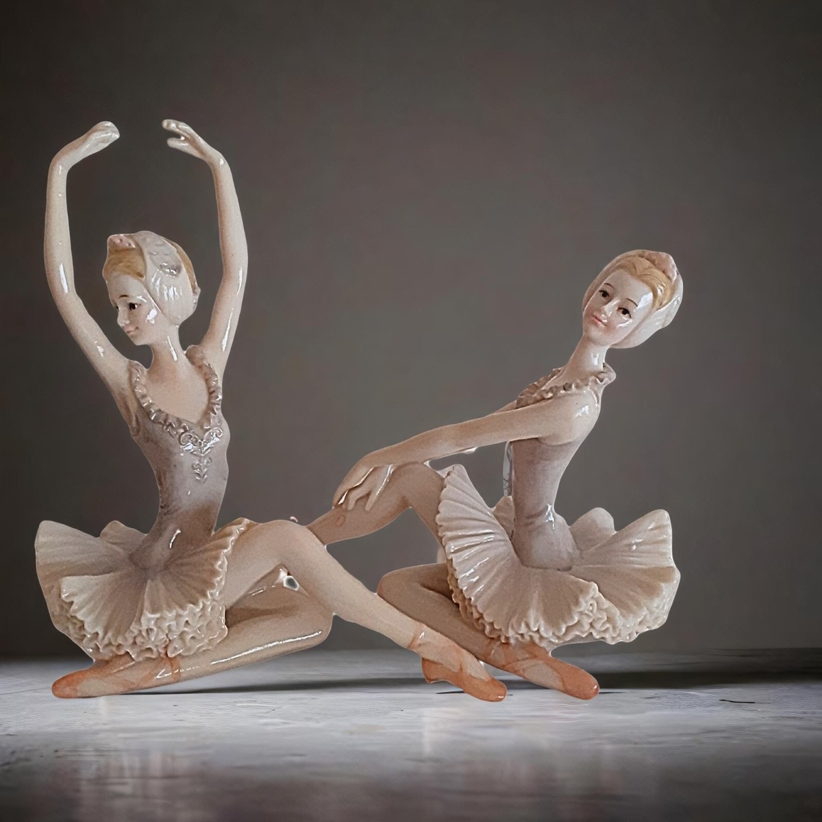 Figuras Bailarina Resina 3 medidas, niña de Ballet Decoración del Hogar, adorno