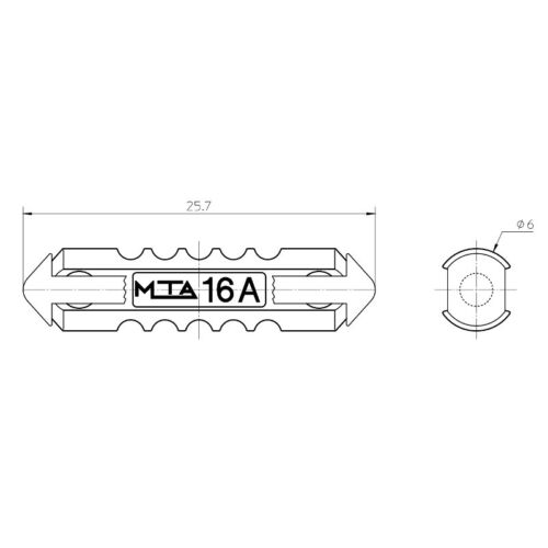 8A Torpedosicherung Rundsicherung 20x Fuse ATS KFZ Auto MTA Qualität - Bild 2 von 12
