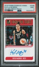 2019 Donruss WNBA Signature Series Press Proof /199 Kayla McBride Auto PSA 9