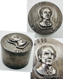 Wilfrid Laurier 1896 Canadian Prime Minister Manufacturing Steel Hub Die Master