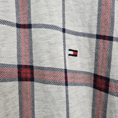 Vintage Tommy Hilfiger Plaid Polo Shirt Size XXL Custom Fit Slim Collared - Picture 6 of 11