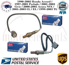 Front & Rear Oxygen Sensors -4 wire for 1990-02 Accord / Prelude /Acura NSX / EL